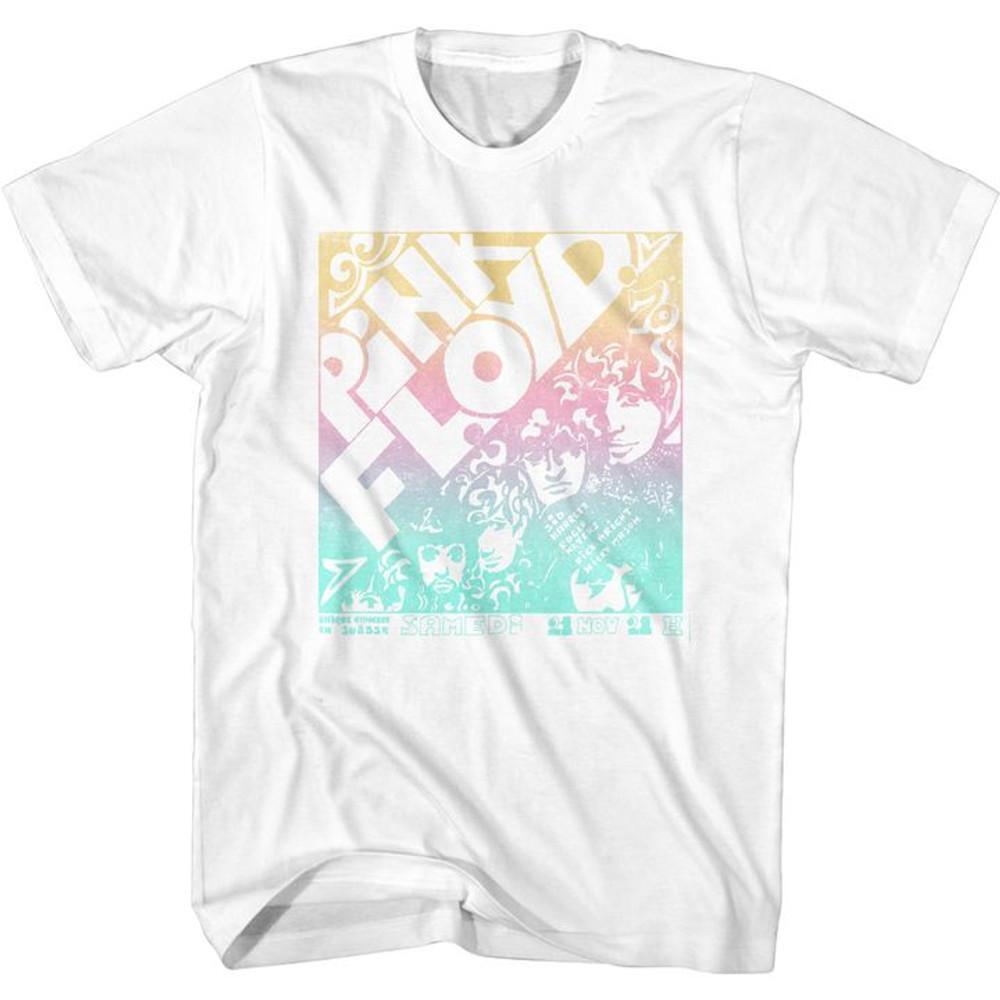Floyd Pastel Gradient White Adult T Shirt